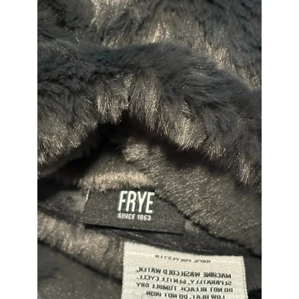 FRYE Faux Fur Throw Blanket 50 x 70